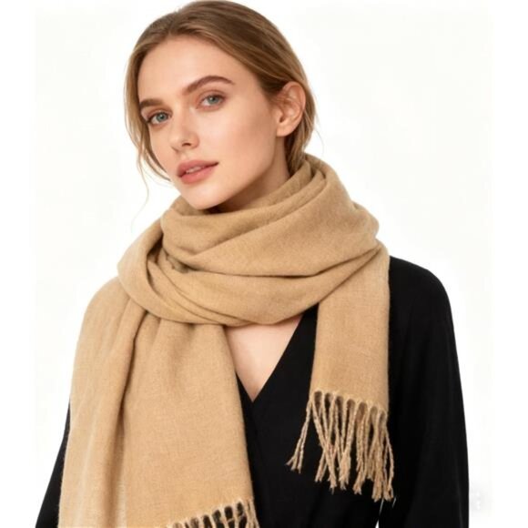 Winter Scarf for Women Pashmina Shawl Wraps for Evening Dress Fall Winter Warm - Picture 4 of 7